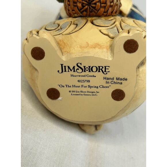 Jim Shore 2011 Easter Bunny Set 4025798 & 4025799 Great Condition, No Box - Picture 7 of 7